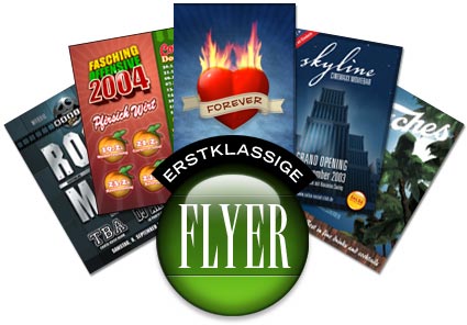 Flyer Augsburg Gastronomie Gestaltung