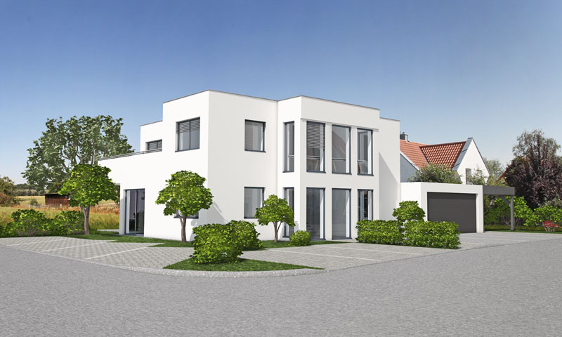 architekturvisualisierung retusche rendering 3d animation