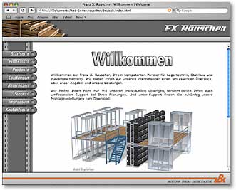 Webdesign Stahlbau